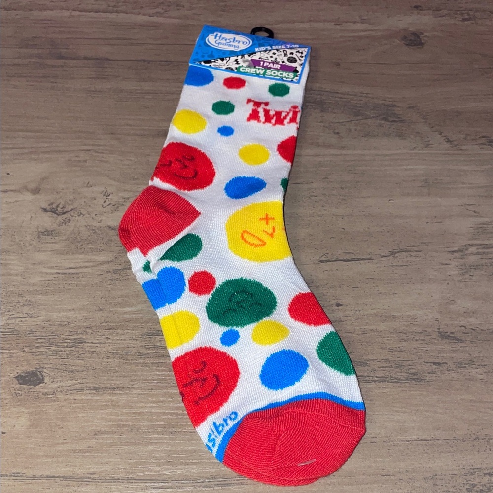 Hasbro Twister Crew Socks
